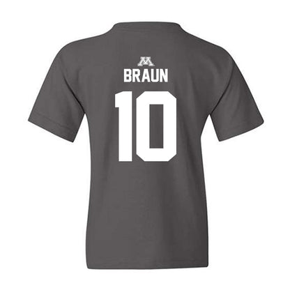 Minnesota - NCAA Women's Basketball : Mara Braun - Classic Shersey Youth T-Shirt-1