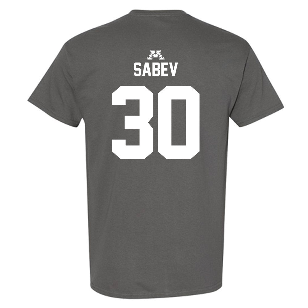 Minnesota - NCAA Men's Ice Hockey : Alexander Sabev - Classic Shersey T-Shirt-1