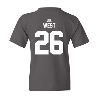 Minnesota - NCAA Football : Elisha West - Classic Shersey Youth T-Shirt-1