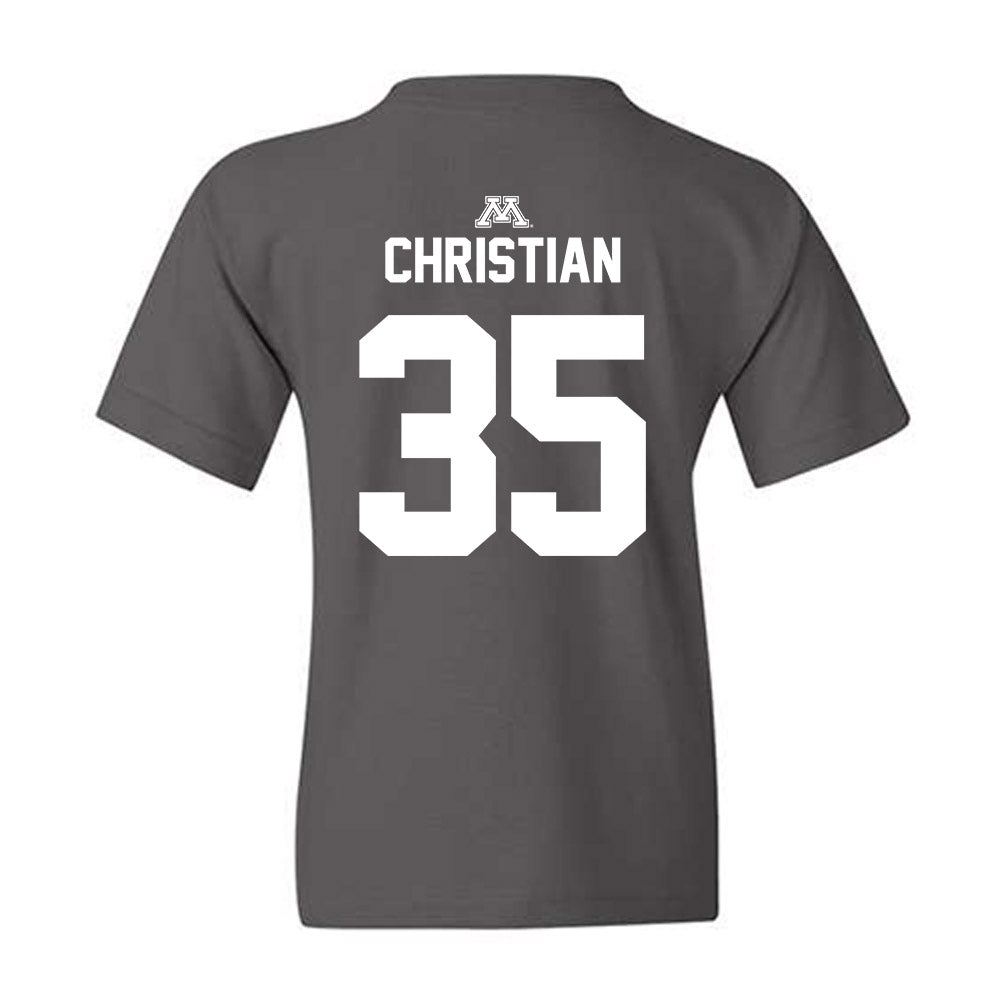 Minnesota - NCAA Women's Basketball : Makena Christian - Classic Shersey Youth T-Shirt-1