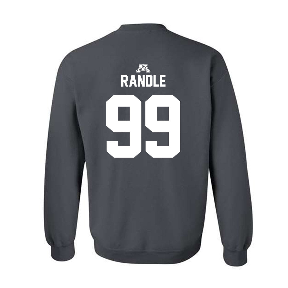 Minnesota - NCAA Football : Theorin Randle - Classic Shersey Crewneck Sweatshirt