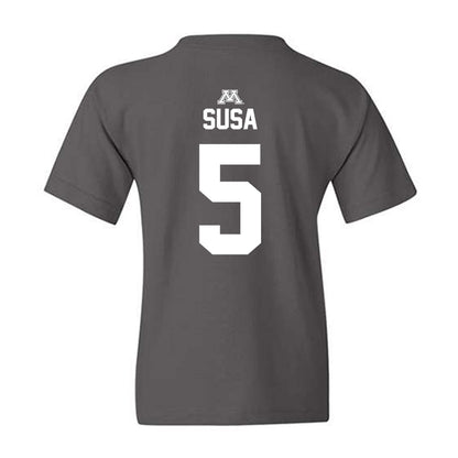 Minnesota - NCAA Softball : Natalie Susa - Classic Shersey Youth T-Shirt-1