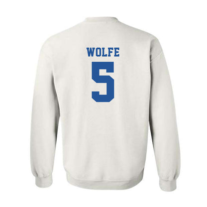 MTSU - NCAA Baseball : Matt Wolfe - Replica Shersey Crewneck Sweatshirt-1