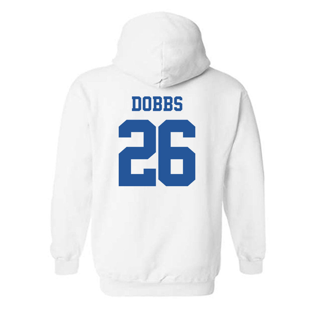 MTSU - NCAA Baseball : Mason Dobbs - Replica Shersey Hooded Sweatshirt-1