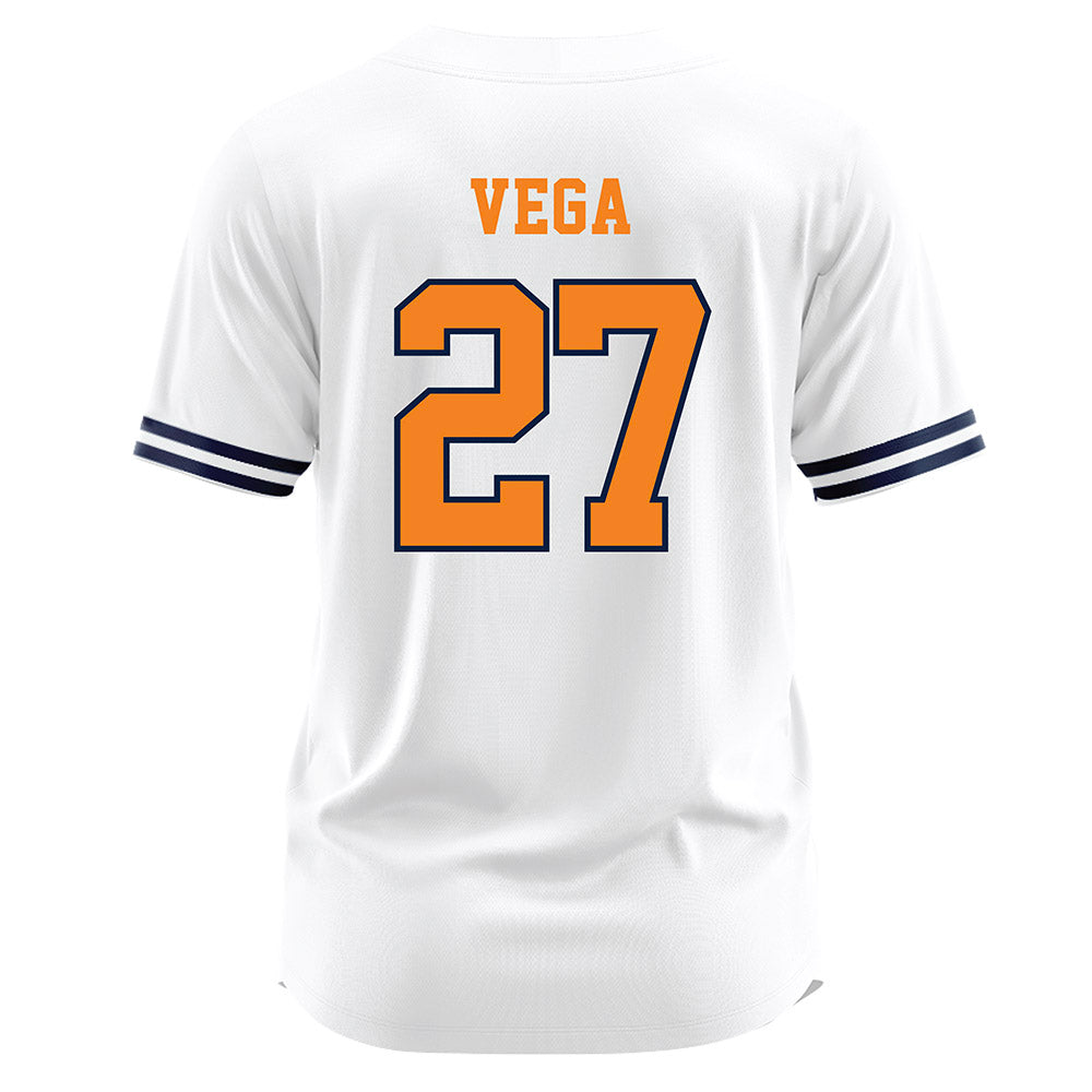 UTEP - NCAA Softball : Tatyana Vega - White Jersey-1