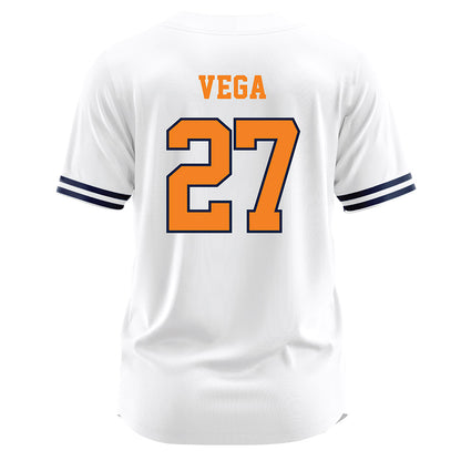 UTEP - NCAA Softball : Tatyana Vega - White Jersey-1