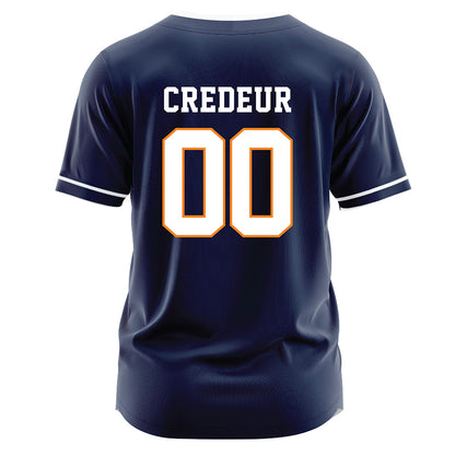 UTEP - NCAA Softball : Jordan Credeur - Blue Jersey-1