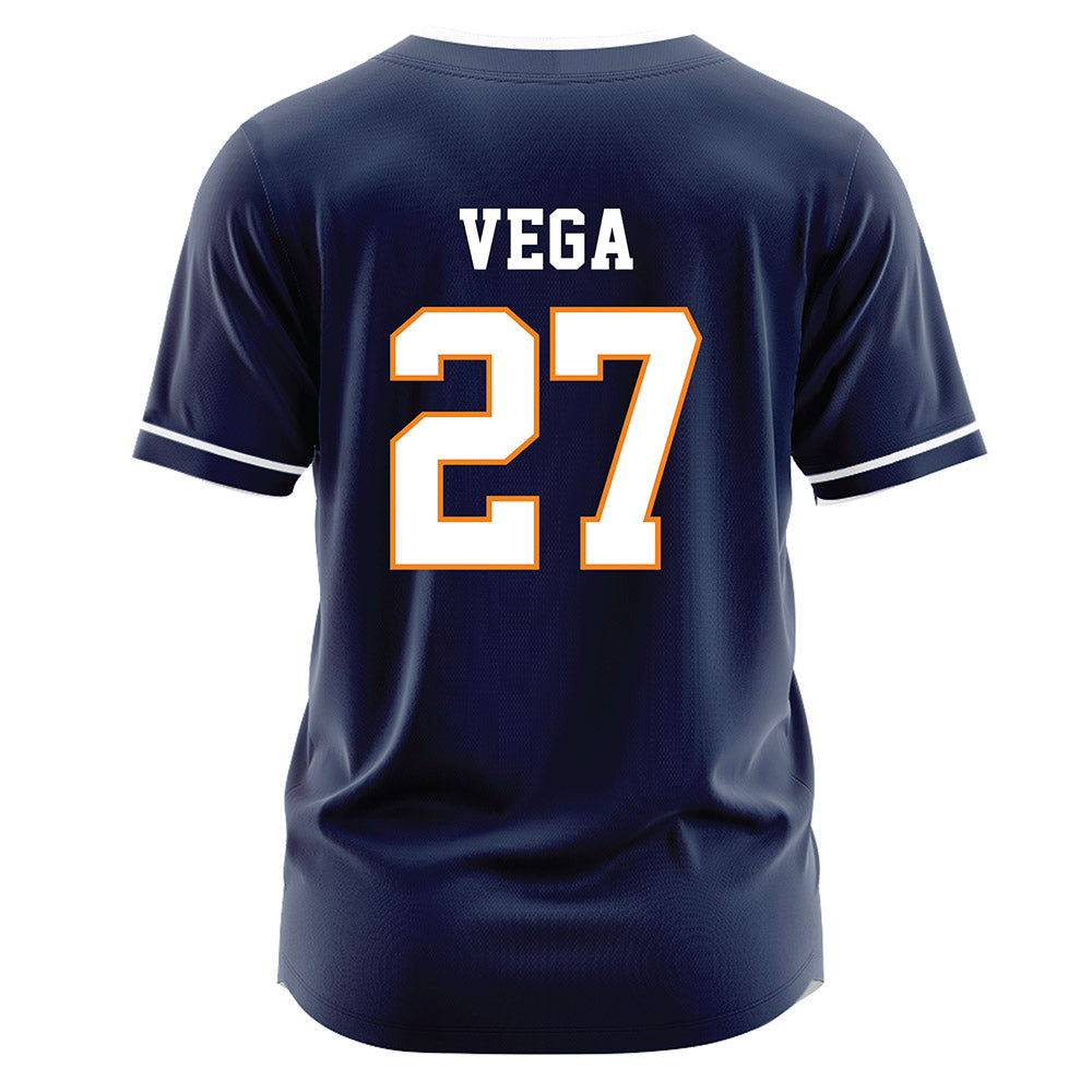 UTEP - NCAA Softball : Tatyana Vega - Blue Jersey-1