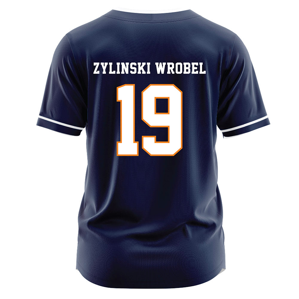 UTEP - NCAA Softball : Mallory Zylinski wrobel - Blue Jersey-1