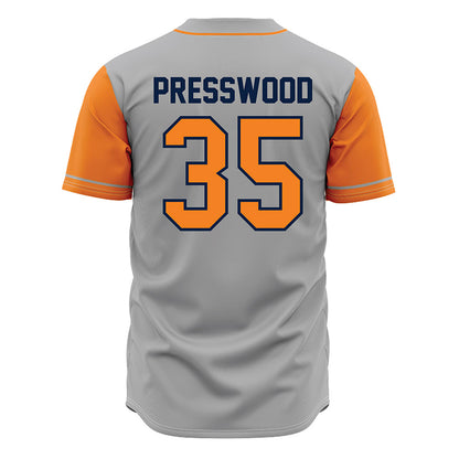 UTEP - NCAA Softball : Ryann Presswood - Grey Jersey-1