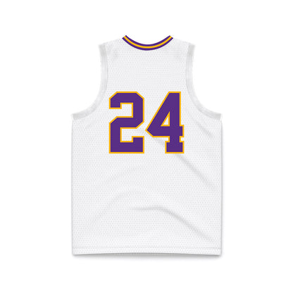 North Alabama - NCAA Men's Basketball : Mitchell Chaffee - White Basketball Jersey