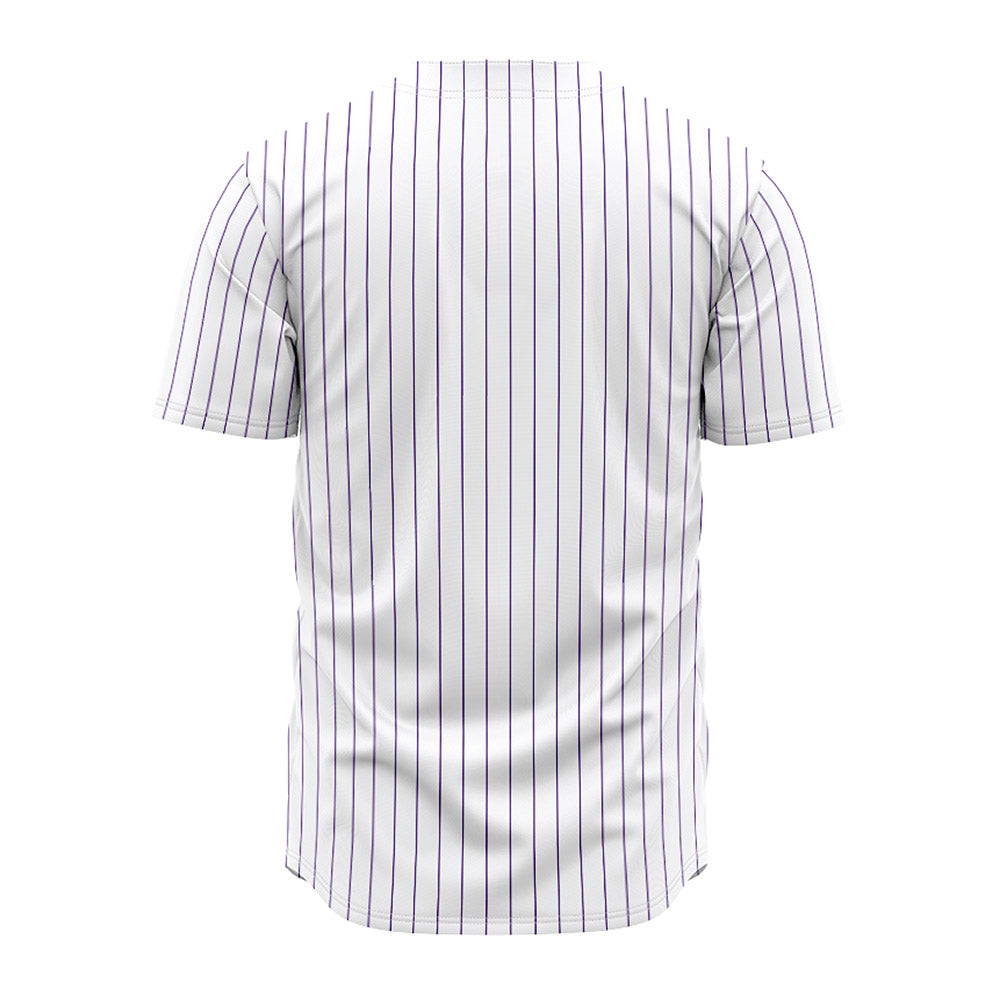 North Alabama - NCAA Baseball : White Pinstripe Jersey