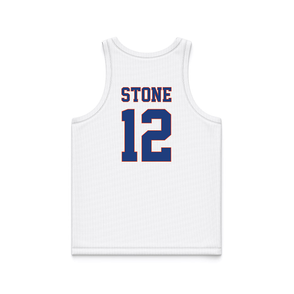 Florida - NCAA Women's Lacrosse : Alexa Stone - White Basketball Jersey-1