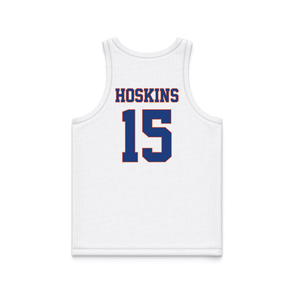 Florida - NCAA Women's Lacrosse : Caroline Hoskins - White Basketball Jersey-1