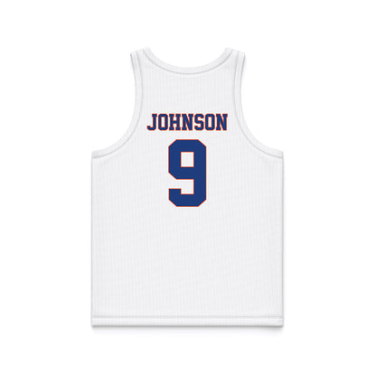 Florida - NCAA Women's Lacrosse : Gabi Johnson - White Basketball Jersey-1