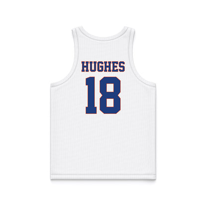 Florida - NCAA Women's Lacrosse : Sam Hughes - White Basketball Jersey-1