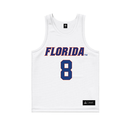 Florida - NCAA Women's Lacrosse : Blythe Noyes - White Basketball Jersey-0