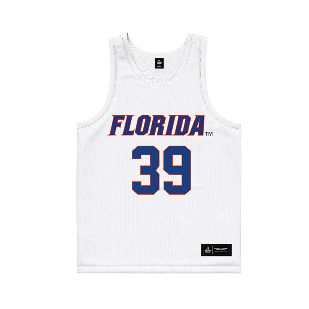 Florida - NCAA Women's Lacrosse : Ava Kristynik - White Basketball Jersey-0