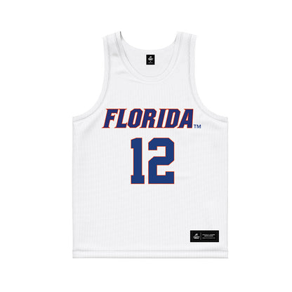Florida - NCAA Women's Lacrosse : Alexa Stone - White Basketball Jersey-0