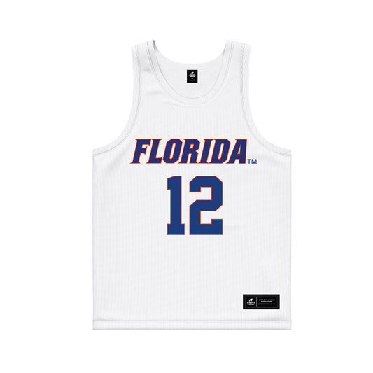 Florida - NCAA Women's Lacrosse : Alexa Stone - White Basketball Jersey-0