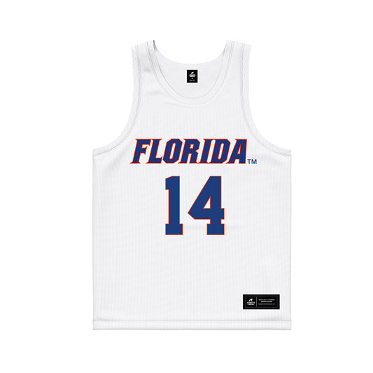 Florida - NCAA Women's Lacrosse : Sofia Della Rocco - White Basketball Jersey