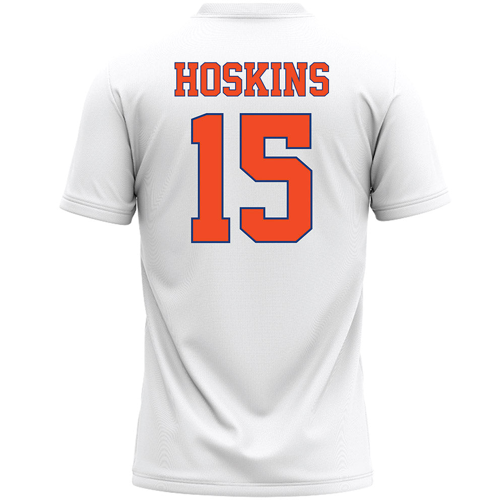Florida - NCAA Women's Lacrosse : Caroline Hoskins - White Lacrosse Jersey -1