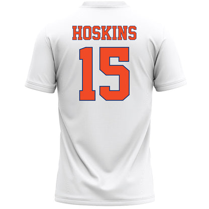 Florida - NCAA Women's Lacrosse : Caroline Hoskins - White Lacrosse Jersey -1