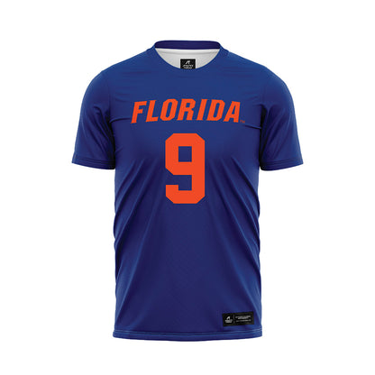 Florida - NCAA Women's Lacrosse : Gabi Johnson - Blue Soccer Jersey-0