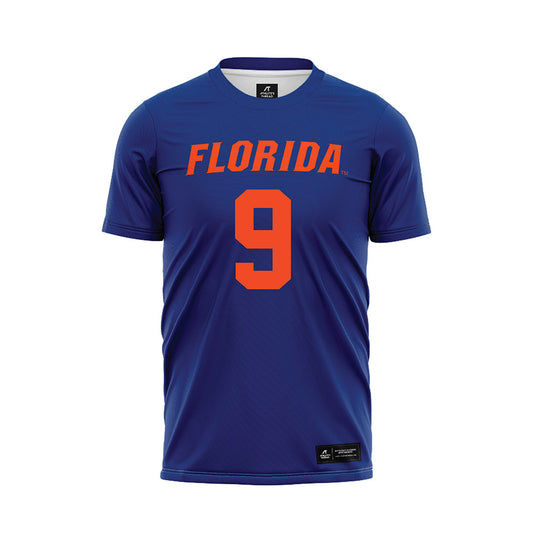 Florida - NCAA Women's Lacrosse : Gabi Johnson - Blue Soccer Jersey-0
