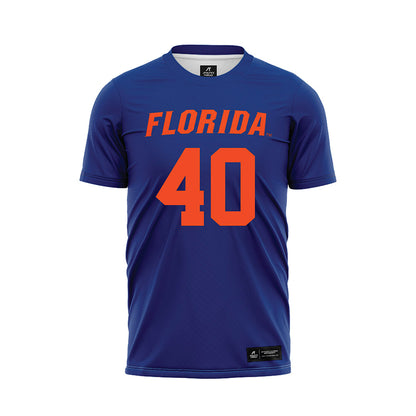 Florida - NCAA Women's Lacrosse : Colleen Ryan - Blue Soccer Jersey-0