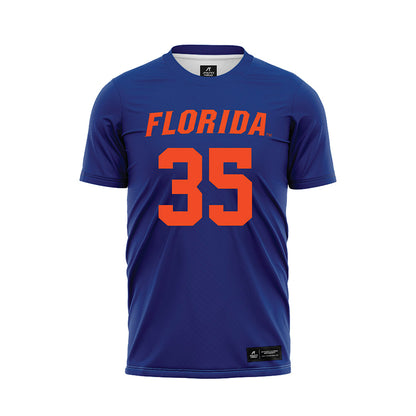 Florida - NCAA Women's Lacrosse : Maya Soskin - Blue Soccer Jersey-0