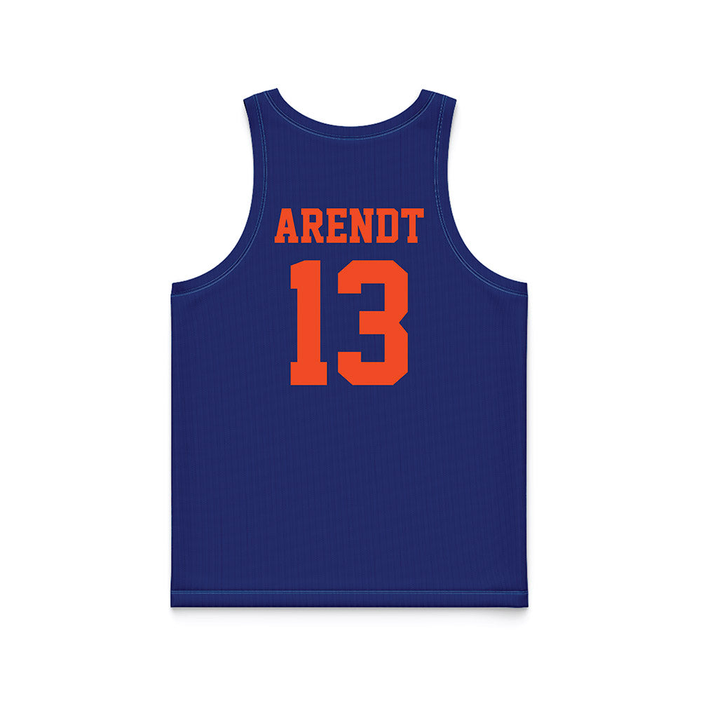 Florida - NCAA Women's Lacrosse : Maureen Arendt - Blue Basketball Jersey