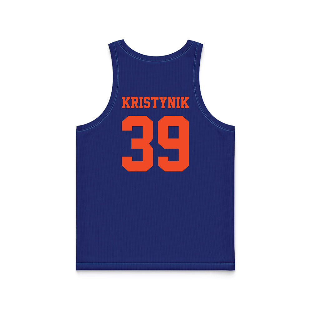 Florida - NCAA Women's Lacrosse : Ava Kristynik - Blue Basketball Jersey-1