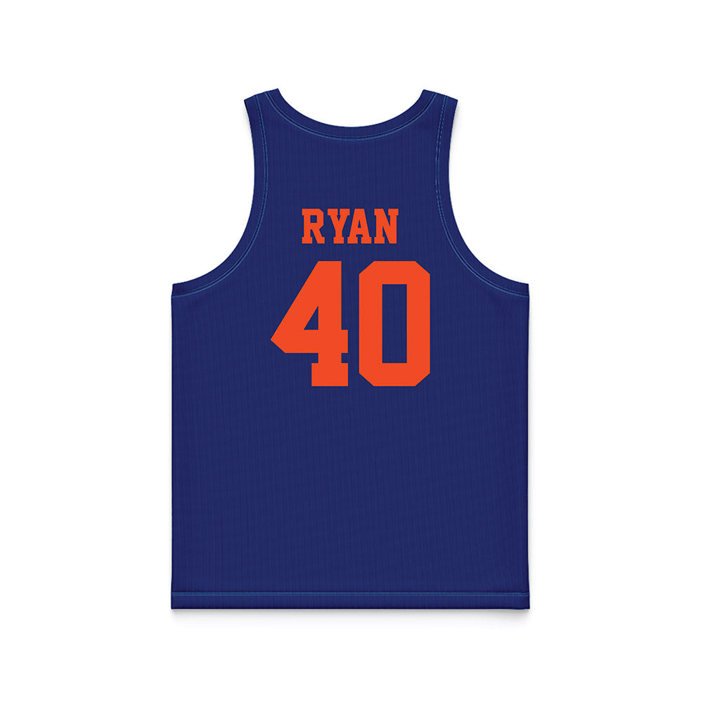Florida - NCAA Women's Lacrosse : Colleen Ryan - Blue Basketball Jersey-1