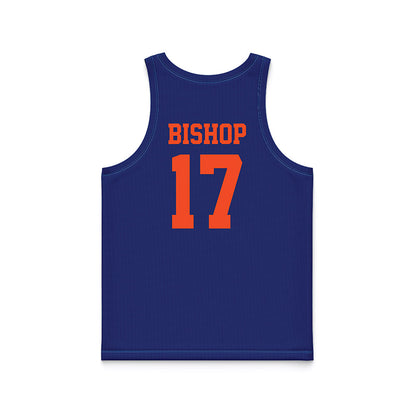 Florida - NCAA Women's Lacrosse : Cali Bishop - Blue Basketball Jersey