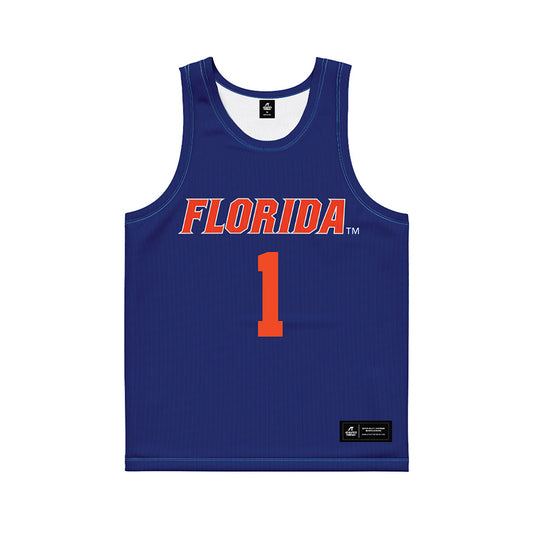 Florida - NCAA Women's Lacrosse : Gabby Greene - Blue Basketball Jersey