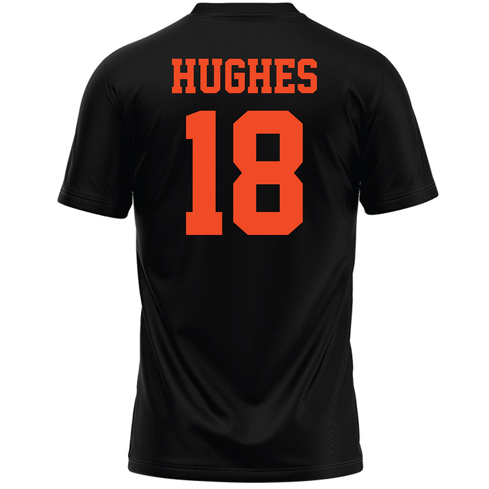 Florida - NCAA Women's Lacrosse : Sam Hughes - Black Lacrosse Jersey -1