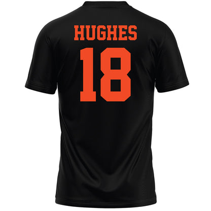 Florida - NCAA Women's Lacrosse : Sam Hughes - Black Lacrosse Jersey -1