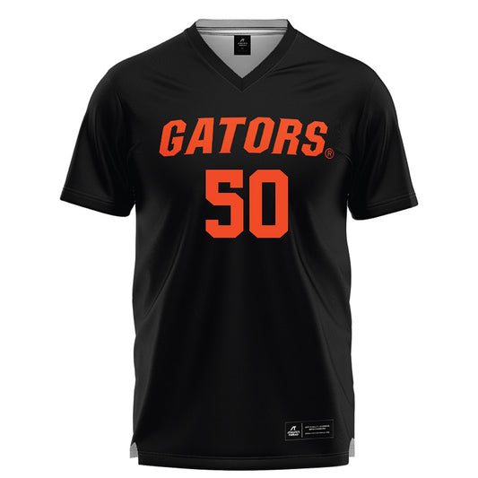 Florida - NCAA Women's Lacrosse : Ella Davis - Black Lacrosse Jersey-0