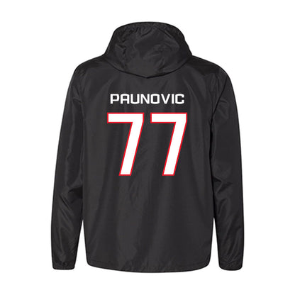UConn - NCAA Men's Basketball : Uros Paunovic - Windbreaker-1