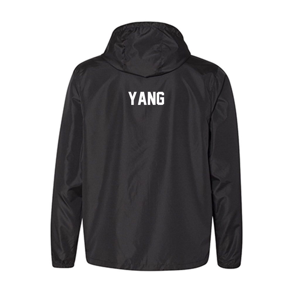 Boston College - NCAA Men's Fencing : Adam Yang - Windbreaker-1