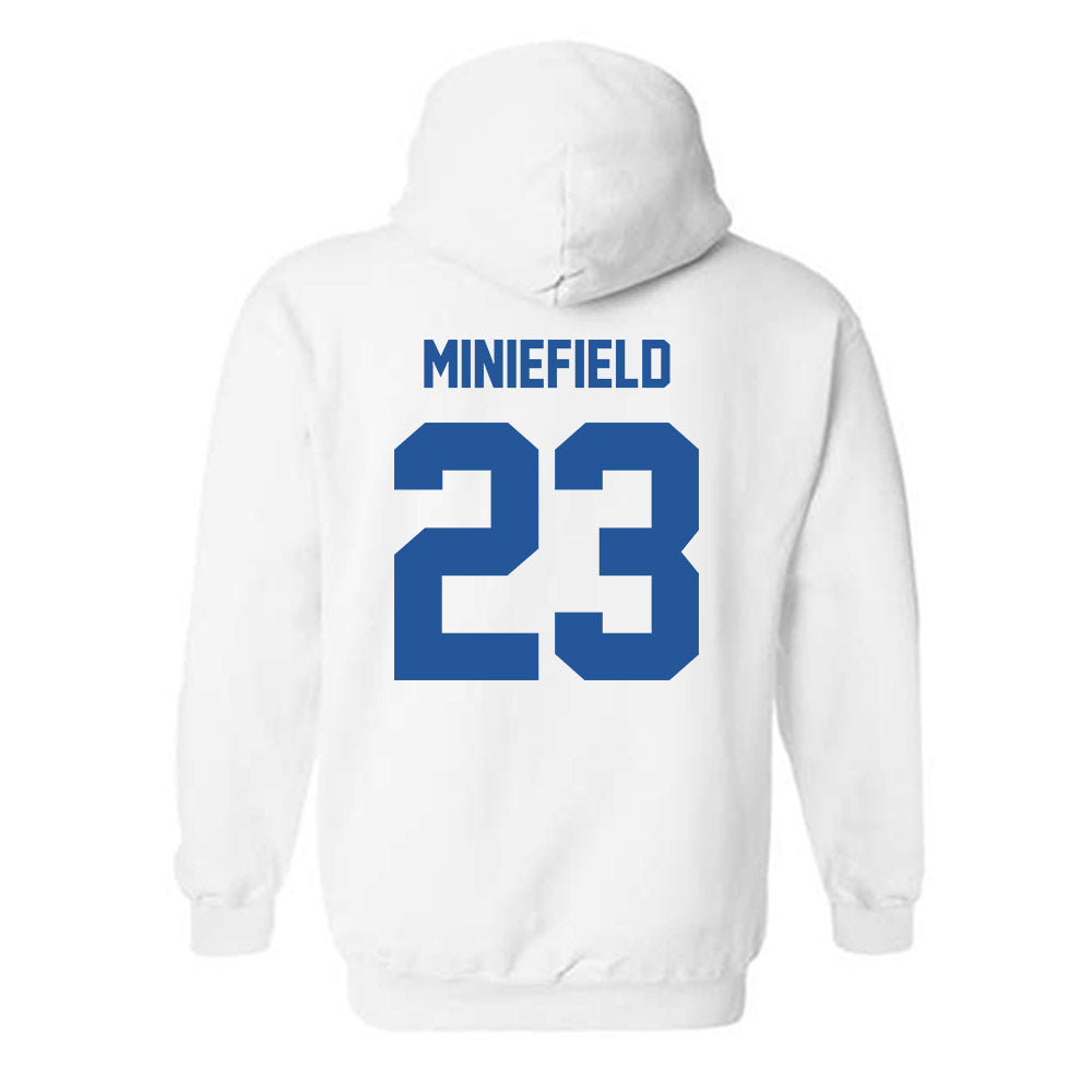 MTSU - NCAA Football : KJ Miniefield - Classic Shersey Hooded Sweatshirt-1