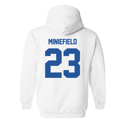 MTSU - NCAA Football : KJ Miniefield - Classic Shersey Hooded Sweatshirt-1