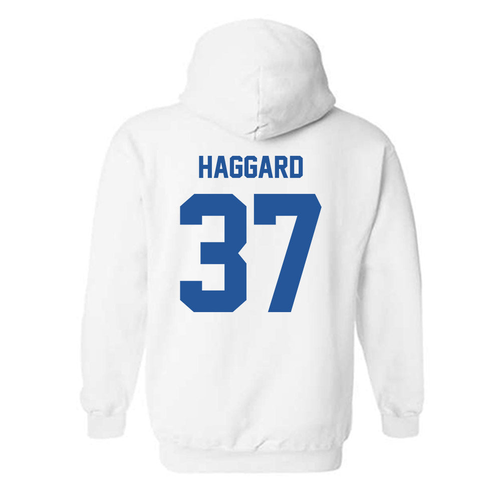 MTSU - NCAA Football : Justis Haggard - Classic Shersey Hooded Sweatshirt-1