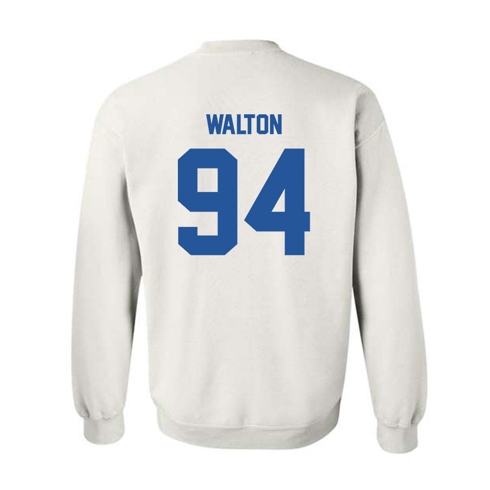 MTSU - NCAA Football : Jack Walton - Classic Shersey Crewneck Sweatshirt-1