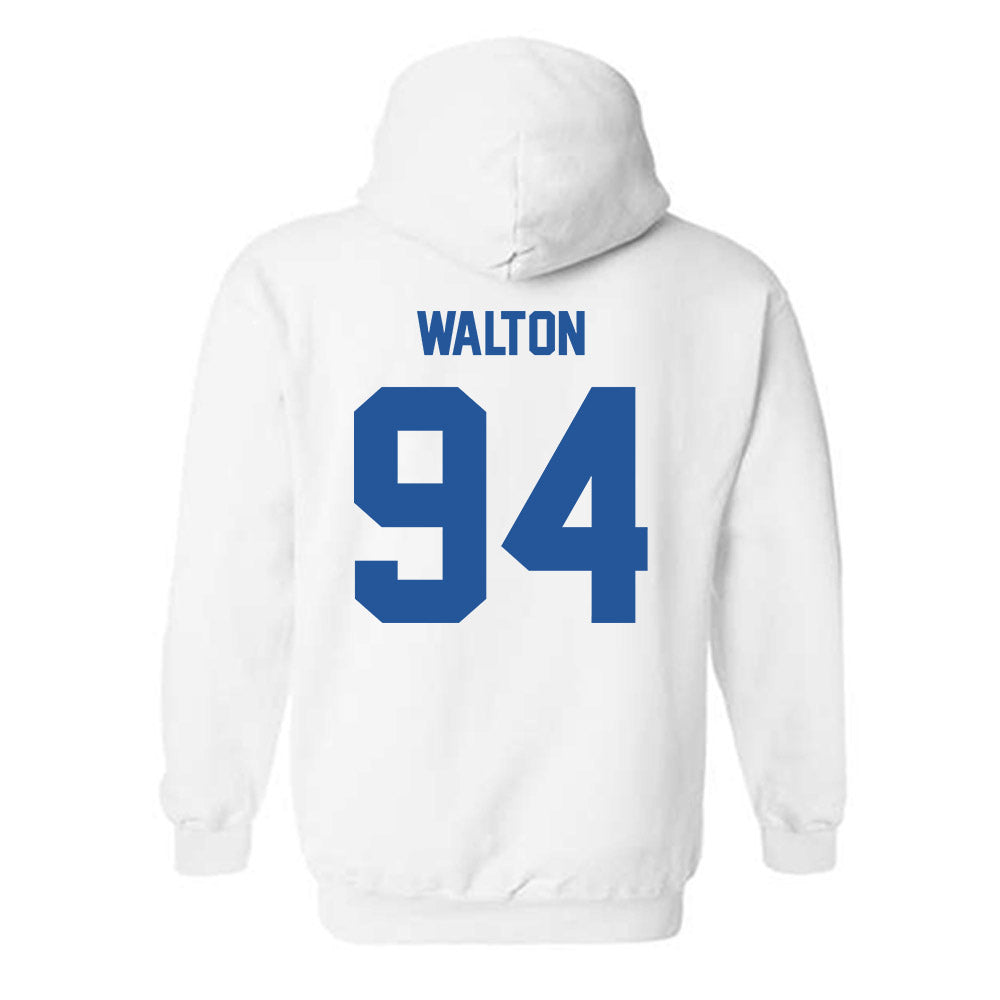 MTSU - NCAA Football : Jack Walton - Classic Shersey Hooded Sweatshirt-1