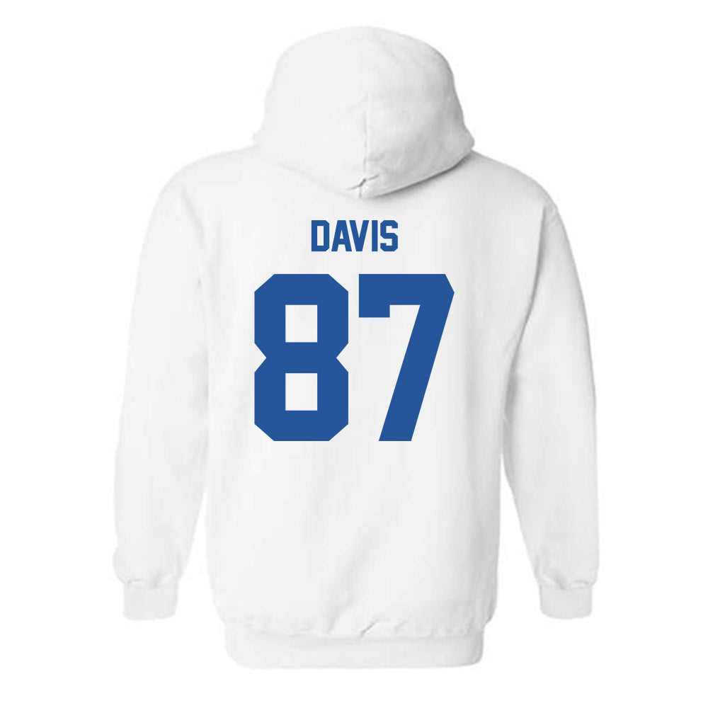 MTSU - NCAA Football : Chase Davis - Classic Shersey Hooded Sweatshirt-1