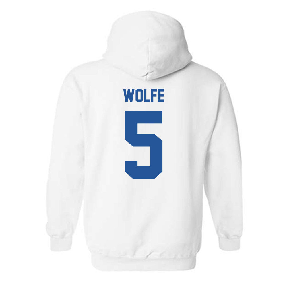 MTSU - NCAA Baseball : Matt Wolfe - Classic Shersey Hooded Sweatshirt-1