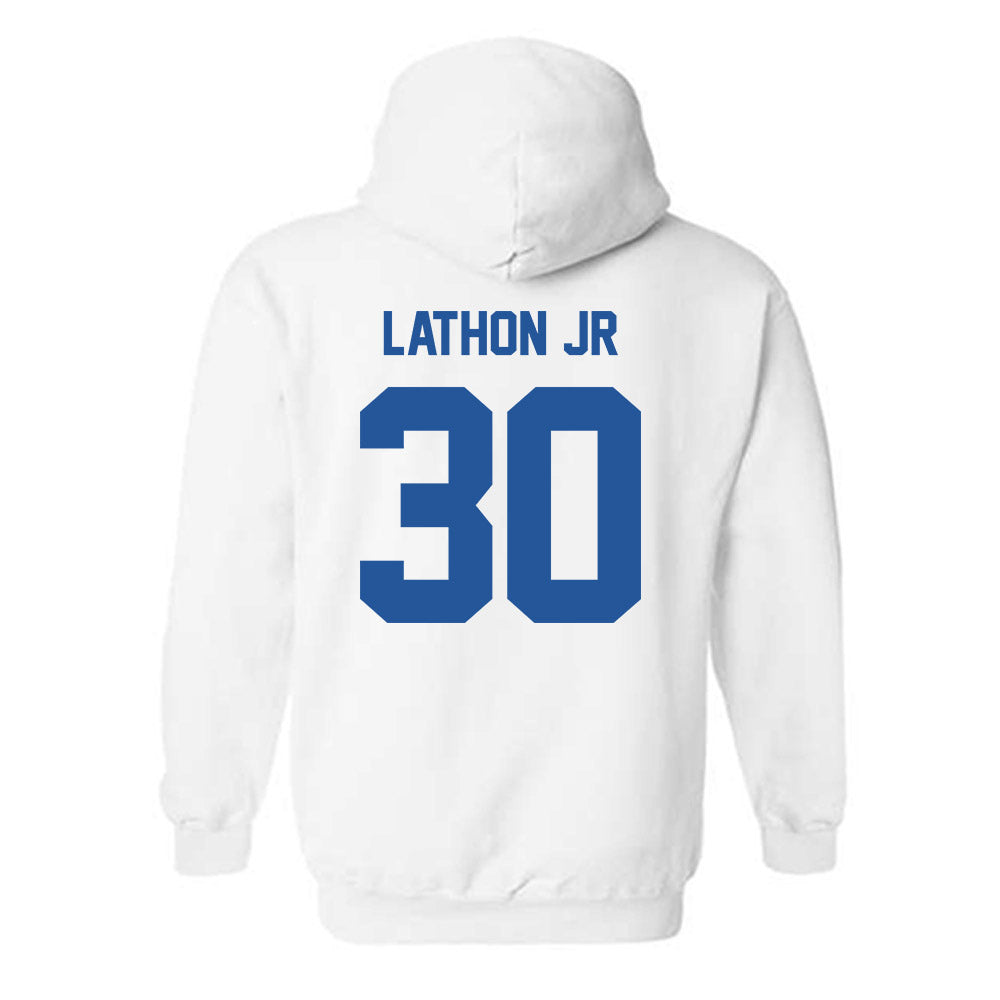MTSU - NCAA Football : Rob Lathon Jr - Classic Shersey Hooded Sweatshirt-1