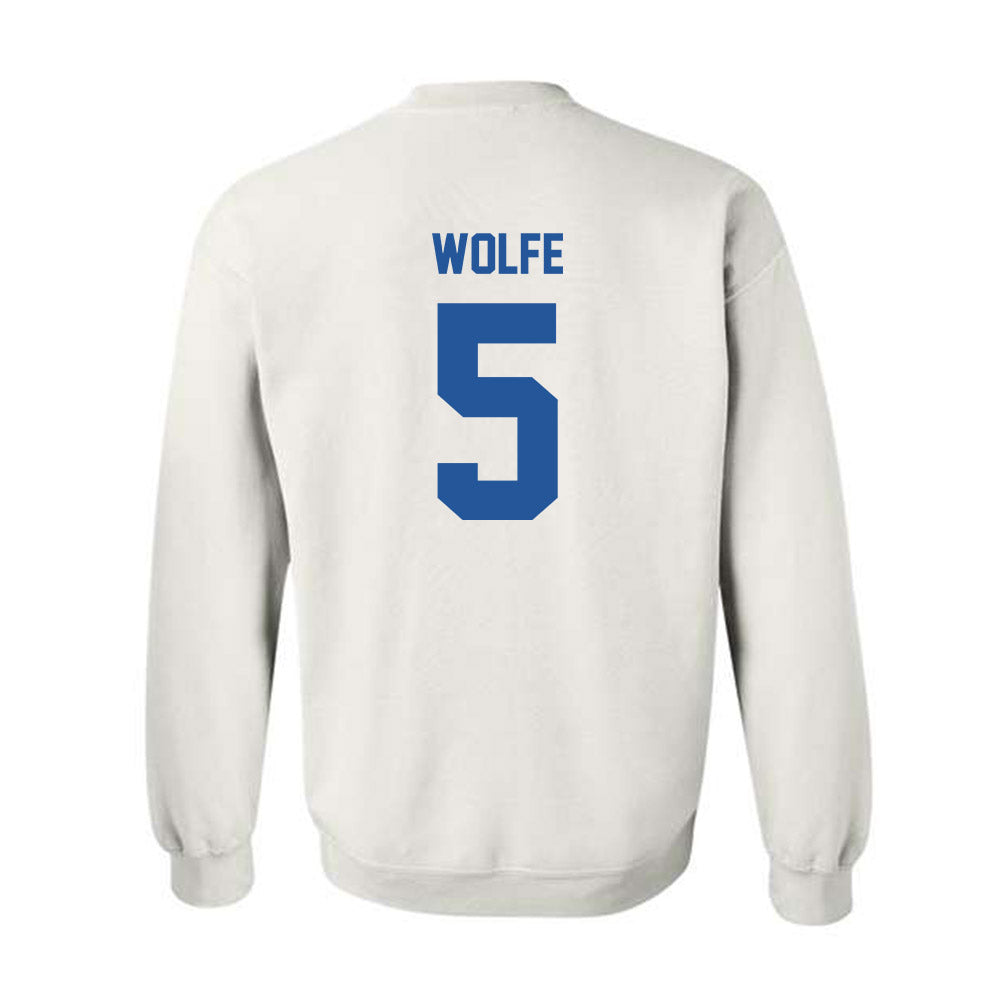 MTSU - NCAA Baseball : Matt Wolfe - Classic Shersey Crewneck Sweatshirt-1